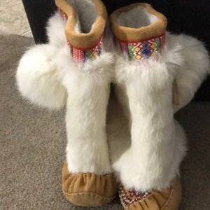 Homemade moccasins